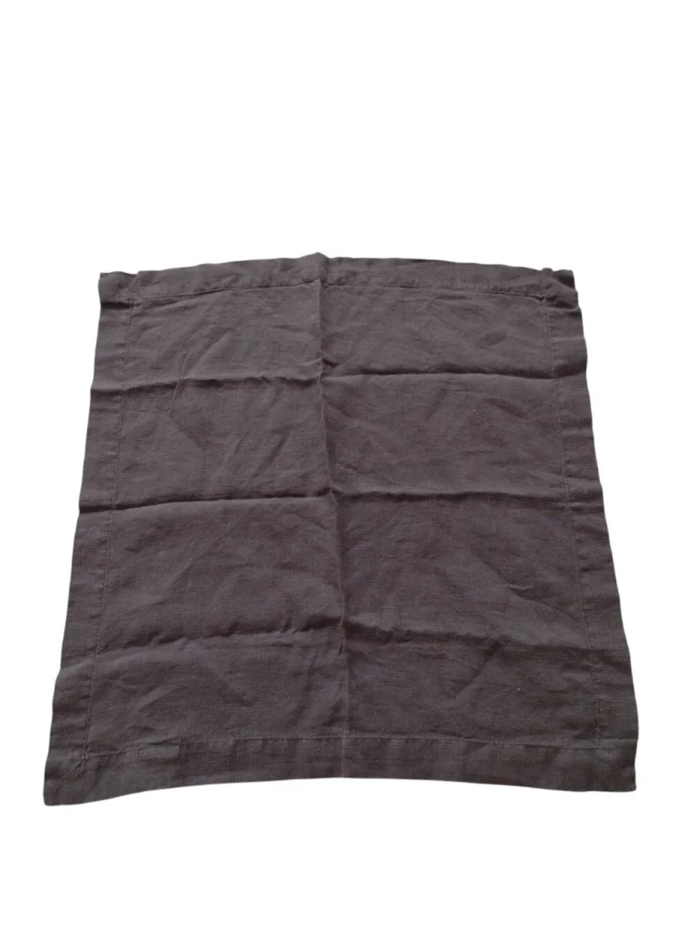 Crate and Barrel Linen Napkins Charcoal Gray Set of 4 20